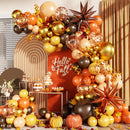 Fall Balloon Arch Kit, Orange Brown Balloons for Fall Decorations — 1