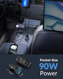 USB C Car Charger, 4-Port 90W Super Fast Charging Cigarette Lighter Adapter photo 4