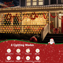 echosari 20Ft x 13Ft Large Christmas Net Lights Warm White Fully Waterproof — 4