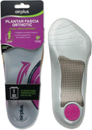 Airplus Plantar Fasciitis Orthotic 3/4 Length Shoe Insole- Foam Shell & Gel Heel - Deep Heel Cup, Full-Foot Arch Support - Soft Cushioning & Stability-APMA Certified-Fits Most Shoes & Boots - Unisex - Women's Size 5-11 — 1