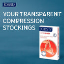 JOBST UltraSheer Waist-High Compression Stockings for Women - Closed Toe - Medical Compression 20-30 mmHg - For Varicose and Spider Veins - Helps Prevent Swelling | Honey | X-Large — 7