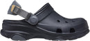 Crocs Unisex-Child All Terrain Clogs with Adjustable Heel Strap, Black/Black, 1 Little Kid — 5
