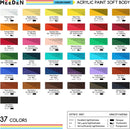 MEEDEN Soft Body Acrylic Paint: Purple Lake Matte Finish 250ml/8.45oz | Dioxazine Violet — 3