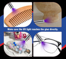 UV Resin Kit with Light, 60g UV Glue with Rechargeable Light, 5 Second Fast Cure UV Glue Adhesive, Clear Repair Kit… — 6