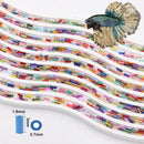 Tube Seed Beads 7mm Crafts Glass Bugle Beads with for Jewelry Making Embroidery Decoration (28 Colors, 8400pcs) — 6