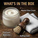 Eagle Shoe Cream Polish Kit – 3 Piece Boot & Shoe Polish with Shoe Cream, Shine Cloth & Applicator | Neutral — 2