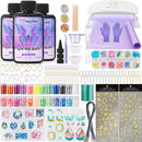 HeyClear 300g UV Resin Molds Kit with Light for Jewelry Making, Keychains — 1