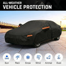6 Layers Heavy Duty Car Cover Waterproof All Weather Size C3 — 2