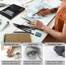 PANDAFLY Drawing Sketching Pencil Set, 22 Piece, Graphite Pencils (12B-2H) — 5