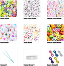 LIS HEGENSA 24Color 1000PCS Kandi Pony Beads Bracelets Jewelry Making Kits — 3