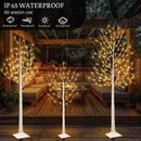 3Pack Lighted Birch Tree Prelit Trees for Indoor Outdoor Christmas Decor — 2