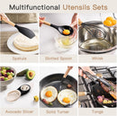 Astercook 39 PCS Kitchen Utensils Set, Silicone Cooking Utensil Sets with Wooden Handle, 446°F Heat Resistant Food… — 6