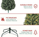 Hykolity 6 ft Prelit Christmas Tree with Pine Needle — 6