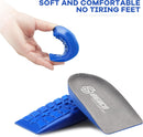 1/2 inch Heel Lifts Inserts Cushioned Arch Support Insoles with Hidden Lift Technology, Plantar Fasciitis Relief Inserts, Anti-Slip Heel Pads for All Day Standing Support (1 Pair) (Medium) — 3