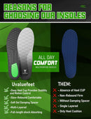 Comfortable Insoles, Memory Foam Shoe Insoles for Men and Women Standing All Day Anti-Fatigue,Foot Cushion Shock Absorbing Insoles for Running, Walking & Work Boot Shoe L[Man 10.0-11.0 Woman 12-13.0] — 4