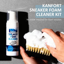Shoe Cleaner kit, Sneaker Foam Cleaner Kit with Shoe Brush, Water-Free Foam Sneaker Cleaner, Suede Shoe Cleaner for Suede, Leather, Knit, White, Fabric, Nylon Mesh, PU — 6