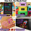 Chalkola 72 Liquid Chalk Markers Dual Tip Dot & Brush - Erasable Chalk Pens | 72 Colors — 7