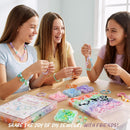 Sistenia 480PCS Assorted Acrylic Beads for Bracelet Making Kit with String — 6
