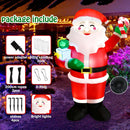 6 FT Christmas Inflatable Santa Claus with Gifts and Candy Outdoor Decor Christmas Blows up Yard Decoration with Built in LED Lights for Indoor,Holiday,Lawn,Yard — 4
