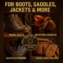 Eagle Heavy-Duty Leather Restorer & Preservative Balm – Neatsfoot Oil & Beeswax Treatment for Dry, Cracked, Oiled & Faded Leather – Revives Boots, Saddles, Furniture, Jackets & Tack (4oz) — 3