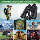 20x50 High Powered Binoculars for Adults, Waterproof Compact Binoculars with Low Light Vision for Bird Watching Hunting Camping Travel Cruise Hiking Sports Stargazing, Christmas Birthday Gifts for Men — 7