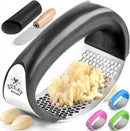 Zulay Kitchen Stainless Steel Garlic Press Rocker Set - Premium Garlic Mincer Garlic Crusher - New Innovative Garlic… — 1