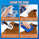 Suede Shoe Cleaner Kit 6.76 fl oz, Suede Shoe Cleaner with Brush and Cloth — 5