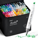 Ohuhu Alcohol Markers Brush Chisel 120 Colors for Adult Coloring Refillable | Brush & Chisel — 1