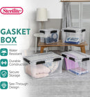 Sterilite Gasket Storage Box with Lids for Home & Office, 54 Quart, 4-Pack — 2