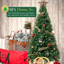 6ft Artificial Christmas Tree, Xmas Tree with 1,000 Branch Tips, Arbol de Navidad with Fold-Able Base Stand, Premium North Valley Spruce for Home, Office, Shop Decoration — 8