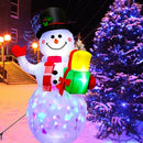 5 FT Christmas Inflatables Snowman Outdoor Decorations, Blow Up Snowman — 1