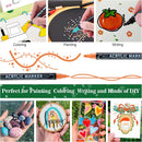 nauets 12 Colors Precision Dual Tip Acrylic Paint Markers Pens - Dot & Fine | Multicolor — 6
