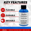 Angelus 4 oz Leather Paint, Pacific Blue — 2