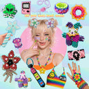 5 Boxes Bracelet Making Kit Pony Beads, 96 Colors Kandi Beads for Bracelets — 3