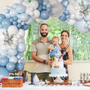 Dusty Blue Balloon Arch Kit Light Blue White Balloon Garland Kit — 7