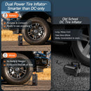 OlarHike Tire Inflator Portable Air Compressor,Dual Power-3*2000mAh &12V DC — 4