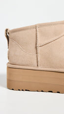 UGG Women's Classic Ultra Mini Platform Boot – Sand — 5