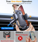 Romuto Phone Holders for Your Car Phone Holder Mount【90+LBS Suction Cup】 | Dark Black photo 6