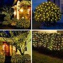 Meteds 6Ftx4Ft LED Christmas Net Lights Green Wire,Connectable UL Certified Waterptoof Net Lights for Bushes Trees Shurb Garden Outdoor Christmas Decorations — 6