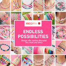 Redtwo 5100 Clay Beads Bracelet Making Kit, Flat Preppy Beads for Friendship Jewelry Making,Polymer Heishi Beads… — 5