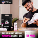 Pink Miracle Shoe Care Kit - Includes 8 oz. Shoe Cleaner and Brush, The Protector Sneaker Repellent Spray, Shoe Cleaning Wipes (5), and a Microfiber Towel — 3