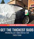 McKillans Foam Cannon for Pressure Washer (Wide Mouth) - Car Wash Snow Foam Cannon Lance Pressure Washer Soap Dispenser for Car Washing with Adjustable Thick Foam + 1/4 Quick Connector — 3