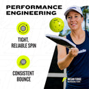 Franklin Sports X-40 Outdoor Pickleballs - USAP Approved — 3