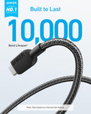Anker USB A to USB C Cable, Charger Cord (2-Pack, 6 ft, Black) 2