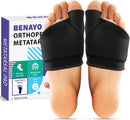 Orthopedic Metatarsal Pads,Ball of Foot Cushion with Gel Pad for Women and Men, Foot Pads for Ball Pain Relief, Morton's Neuroma, Metatarsalgia Support. (Black, Small:Women(4.5-6.5)) 1