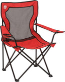 Coleman Broadband Mesh Quad Camping Chair with Carry Bag & Cup Holder, Cooling Mesh Back with Adjustable Arms, Great for Camping, Tailgating, Firepits, Patio, & More | Modern — 1