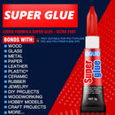 ALECPEA Super Glue, 12 X 3g, Liquid Instant Glue for Metal and Ceramic — 4