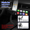 USB to USB-C and Lightning Cable Combo 2 in 1 Coiled Cable Support Apple Carplay & Android Auto [MFi & 3A Fast Charge & Data] Coiled Lightning and USB C Cable for iPhone 18/17/16/15/14/13/12/Android 2