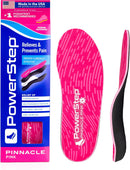 PowerStep Pinnacle Pink Orthotics for Women, Arch Support Inserts, Plantar…