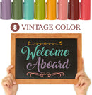 CHALKY CROWN Liquid Chalk Markers - Vintage Colors - 8 Pack, 6mm | Vintage 6mm - 8 Pack — 2